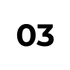 White oval with number 03